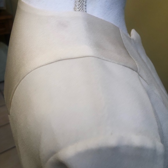 Rag & Bone Ivory Long Sleeve Tuxedo Shirt Sz Med. - Picture 7 of 16